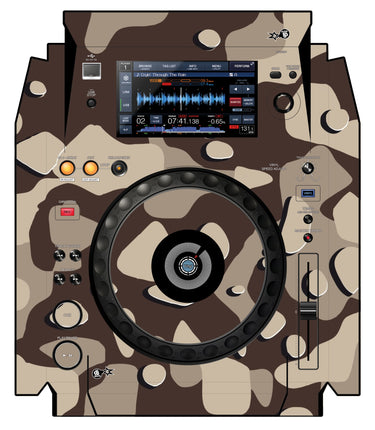 Pioneer DJ XDJ 1000 Skin Camo Desert